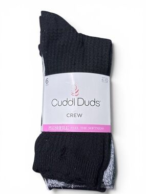 Cuddl Duds Women’s Crew Socks - 6 Pack
